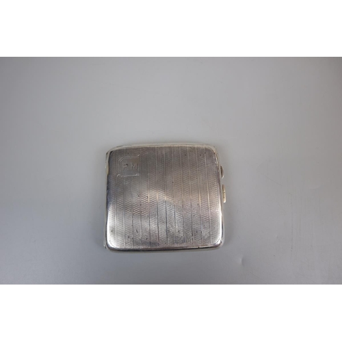 7 - 2 hallmarked silver cigarette cases - Circa 1930's to include W T Wiseman & Frederick Field - Approx... 