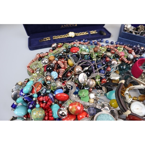 76 - Costume jewellery to include watches