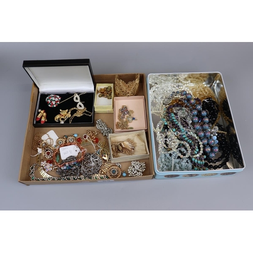 85 - Large quantity of costume jewellery