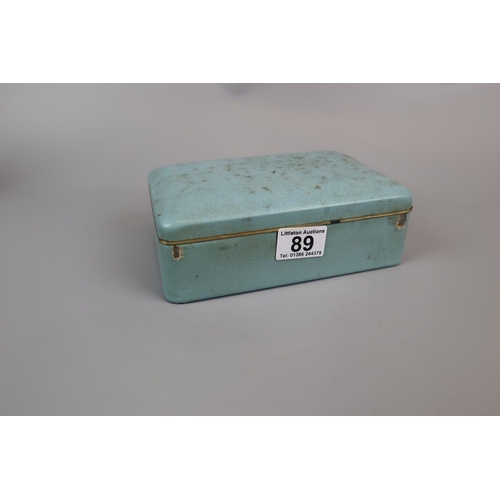 89 - Jewellery box & contents