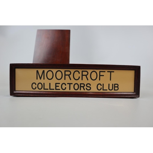 107 - Moorcroft Display Stand - Produced by Moorcroft to specifically display their Collector’s Club piece... 