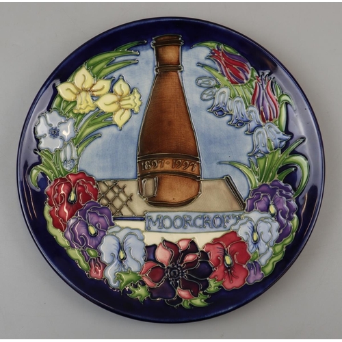 111 - Moorcroft ‘Centennial’ Plate - Designed by Rachel Bishop - 1996 - L/E 583 of 750