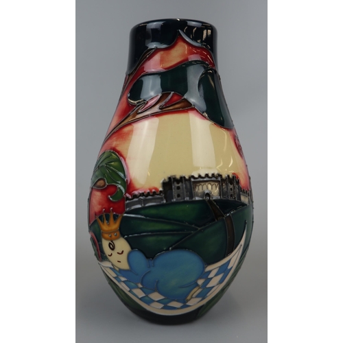 114 - Moorcroft ‘A Royal Arrival’ Vase #42 - Designed by Nicola Slaney - 2013 - Approx. H: 13cm