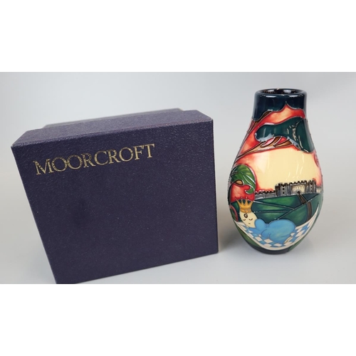 114 - Moorcroft ‘A Royal Arrival’ Vase #42 - Designed by Nicola Slaney - 2013 - Approx. H: 13cm