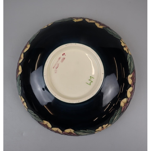 115 - Moorcroft ‘Oberon’ Bowl - Designed by Rachel Bishop 1993 - Approx. D: 26cm