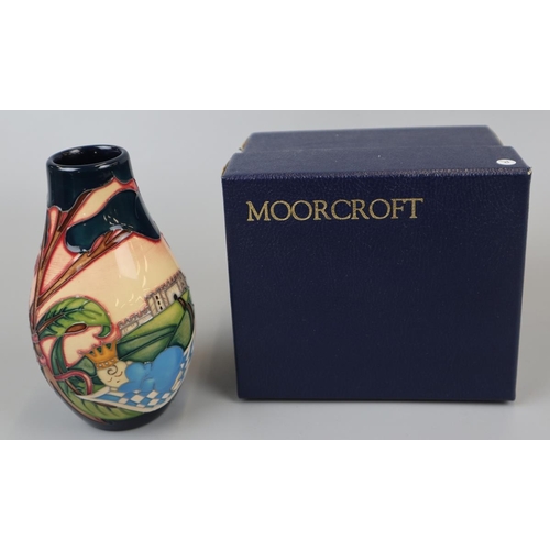 117 - Moorcroft ‘A Royal Arrival’ Vase #355 - Designed by Nicola Slaney - 2013 - Approx. H: 13cm