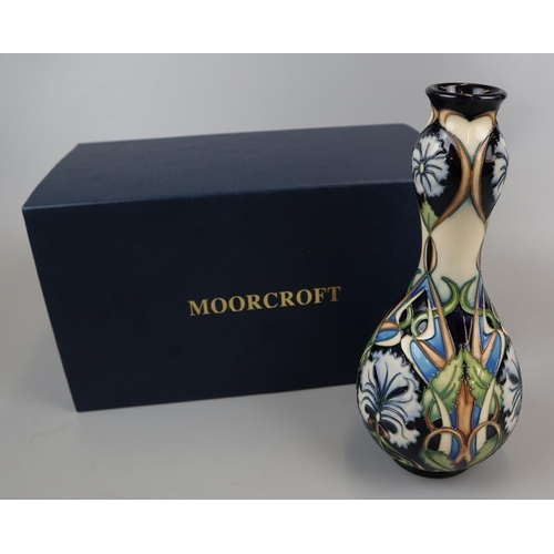 126 - Moorcroft ‘Centaurea’ Vase - Designed by Rachel Bishop - 2005 - Approx. H: 23cm
