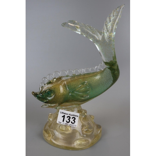 133 - Murano glass fish figurine