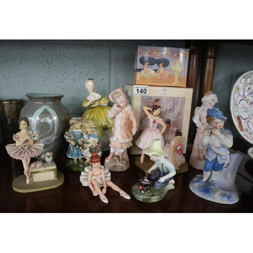 140 - Collection of figurines to include Royal Doulton