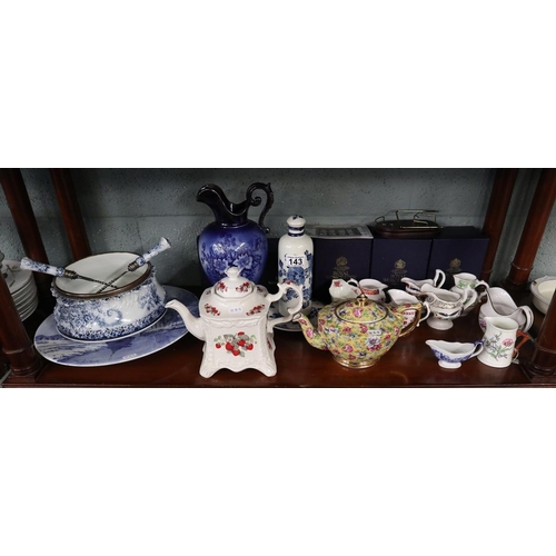 143 - Collection of ceramics to include Royal Worcester & Delft