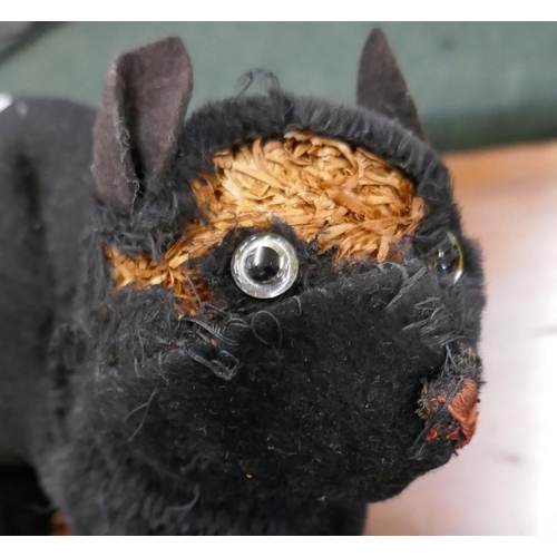 161 - Victorian cat stuffed toy