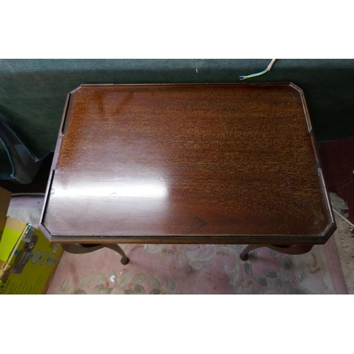 164 - Edwardian butlers tray on stand