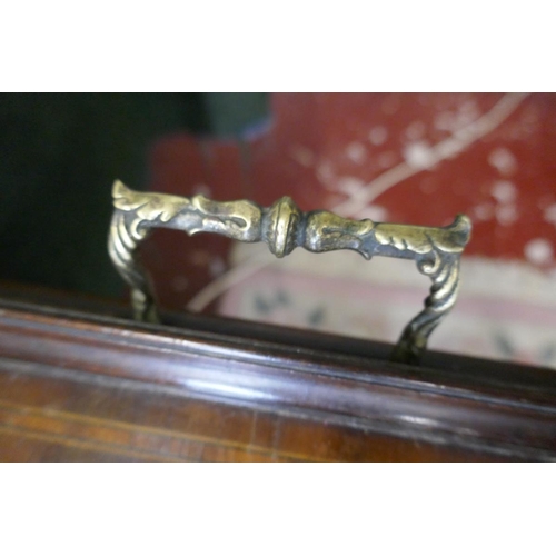 164 - Edwardian butlers tray on stand