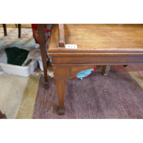 172 - Small oak window bench