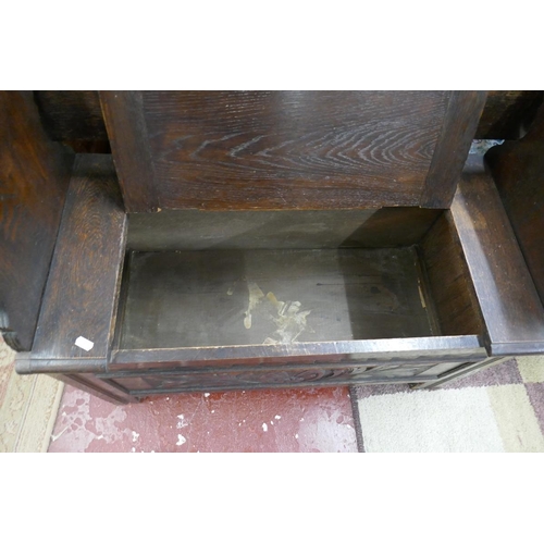 174 - Oak monks bench