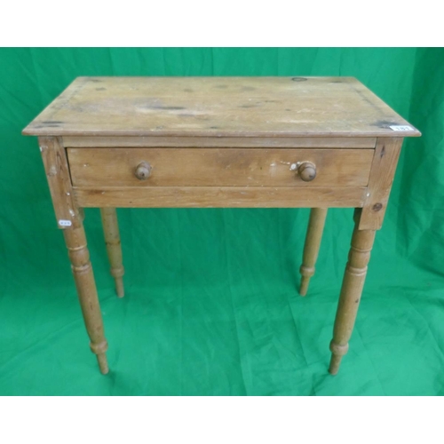 181 - Small antique pine side table - Approx. W: 75cm D: 45cm H:73cm