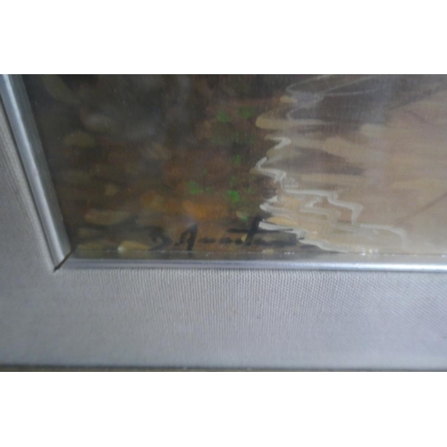 195 - Pair of oils - B.Anastasi - Approx. IS: 41cm x 25cm