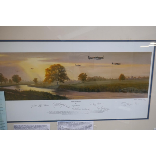 220 - L/E signed print - Return of the few by Stephen Brown