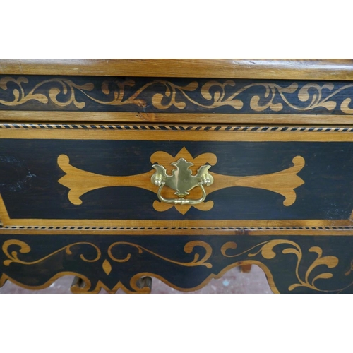 233 - Pine stencilled dresser base - Approx. W: 160cm D: 55cm H:87cm