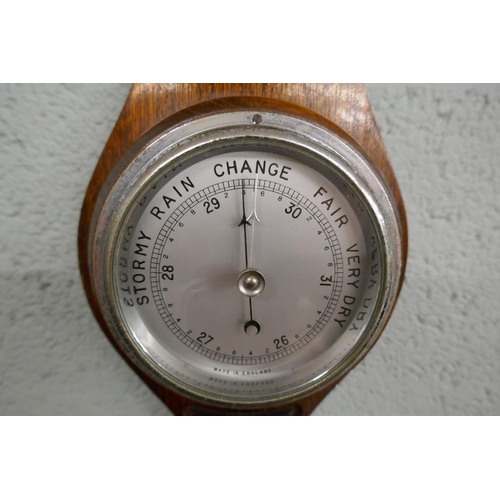 235 - Small banjo barometer