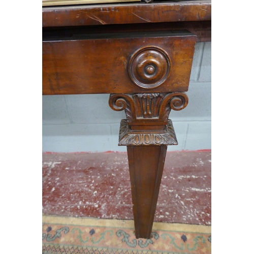 241 - Extending mahogany buffet table