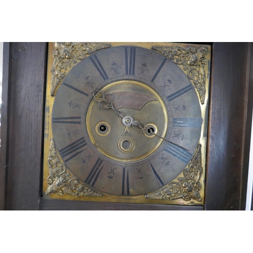 257 - Antique long cased clock by Matthew Bushell