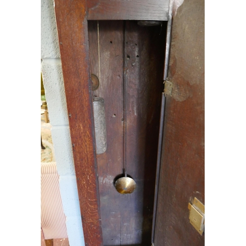 257 - Antique long cased clock by Matthew Bushell