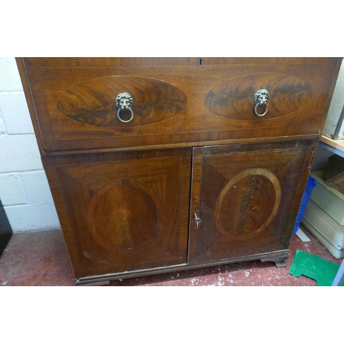 260 - Mahogany secretaire - Approx. W: 113cm D: 56cm H: 115cm