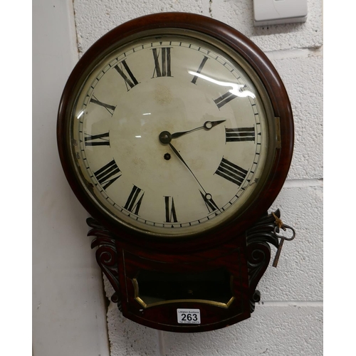 263 - Antique wall clock