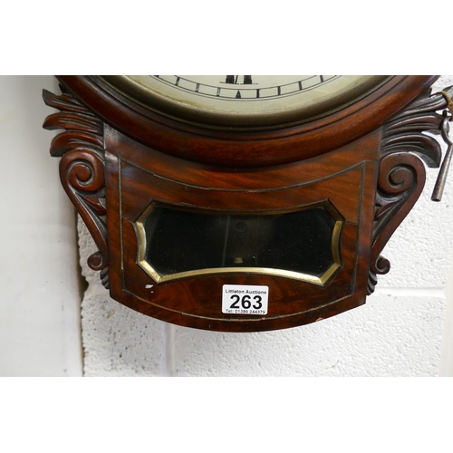 263 - Antique wall clock