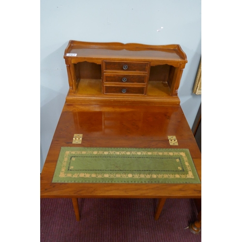 267 - Yew wood ladies writing desk