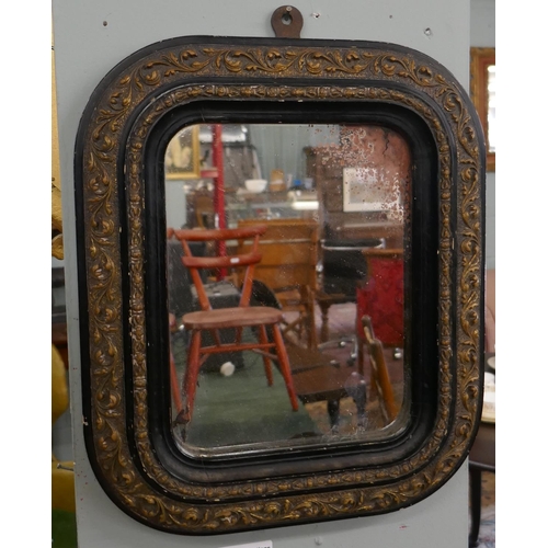 270 - Ornate antique mirror