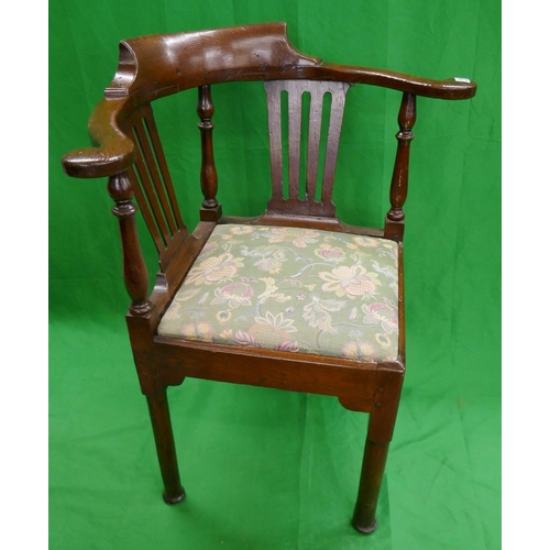 278 - Georgian corner chair