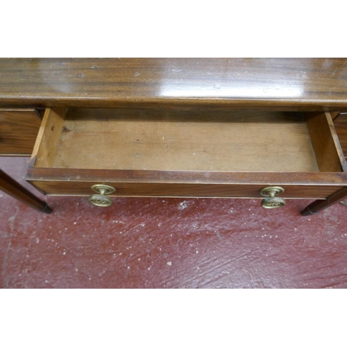 286 - Victorian mahogany writing desk - Approx. W: 124cm D: 58cm H: 83cm