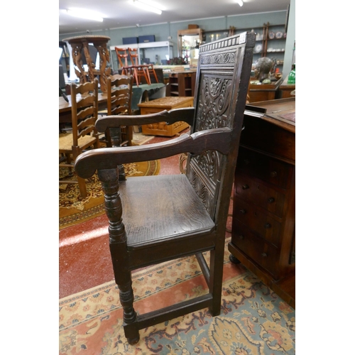 292 - Wainscot armchair