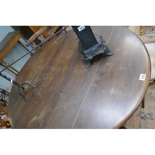 305 - Ercol drop leaf dining table