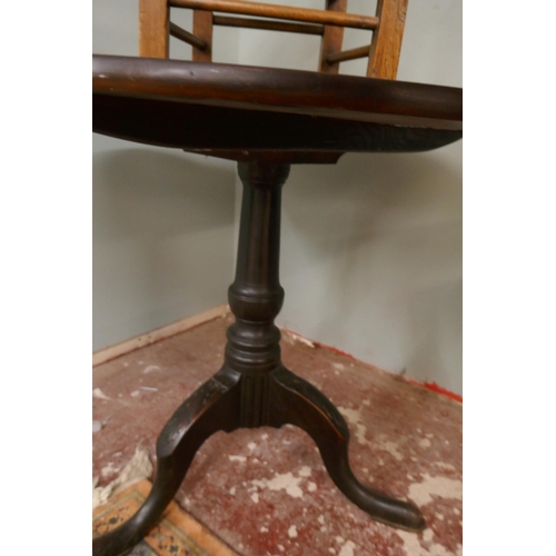 306 - Antique tripod table