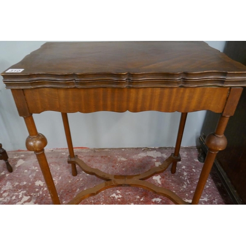 310 - Mahogany card table