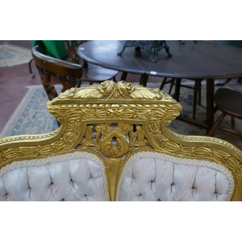 312 - French gilt salon suite