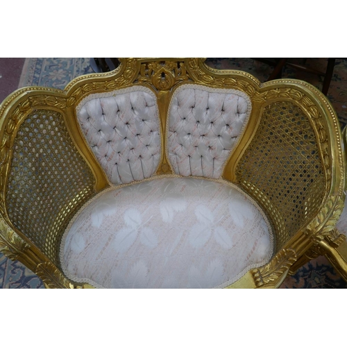 312 - French gilt salon suite