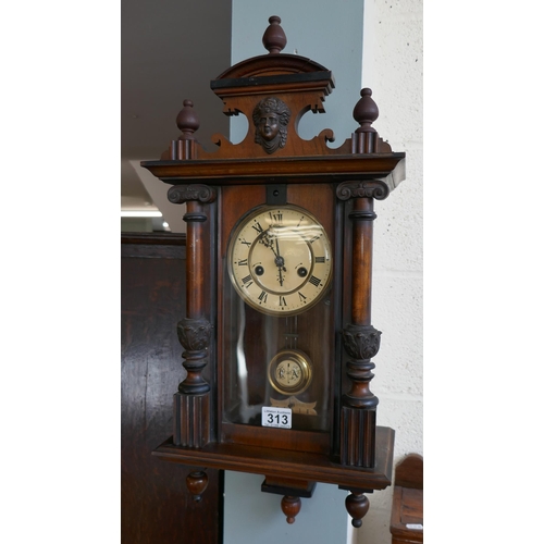313 - Antique wall clock