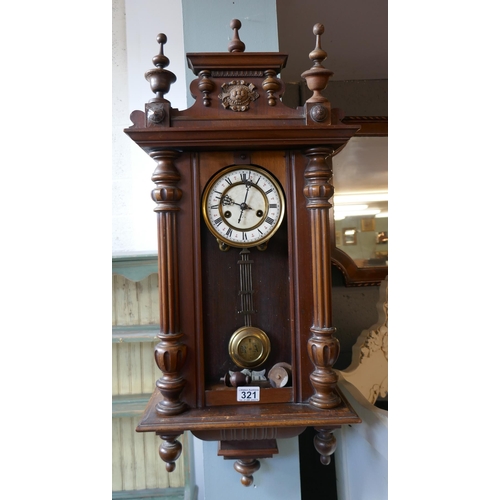 321 - Victorian wall clock