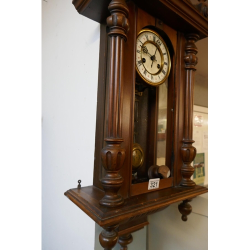 321 - Victorian wall clock