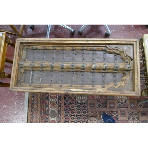 329 - Coffee table made from Indian window shutter