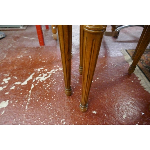 330 - Nest of 2 burr walnut tables