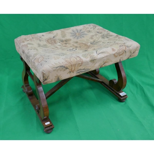 333 - Victorian rosewood stool