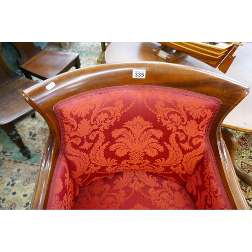 335 - Edwardian armchair