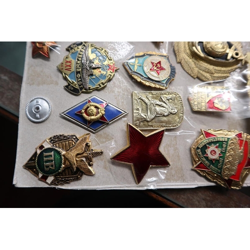 61 - Collection of Soviet military badges