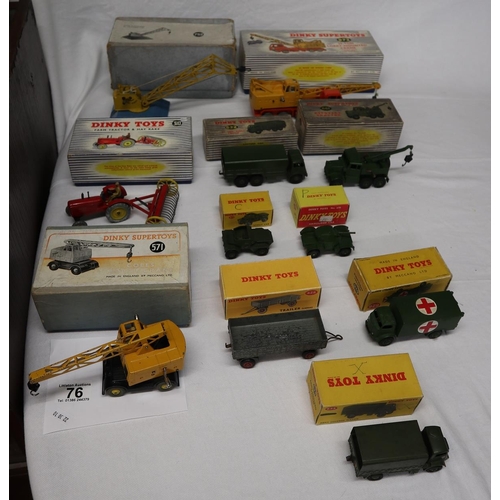76 - Collection of Dinky toys etc in original boxes