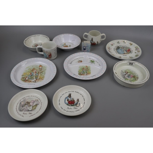 99 - Collection of Wedgwood Beatrix Potter memorabilia